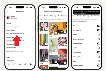 Pinterest adds controls to reduce AI content in feed