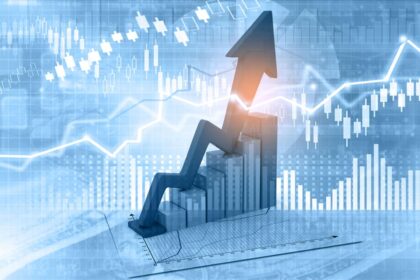 The stock market soared for the fourth day in a row. Sensex jumps over 411 points