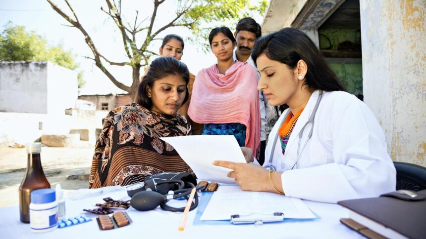 The widely cited WHO standard of one doctor per 1,000 people is not official.