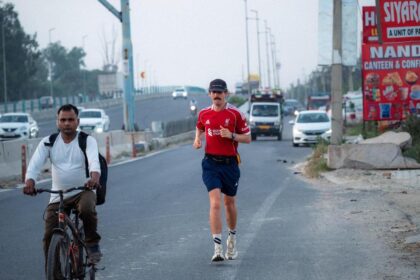 Running with gratitude: Jack Feint's 4,000km journey across India after a life-changing diagnosis