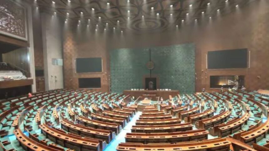 Parliament winter session vande mataram