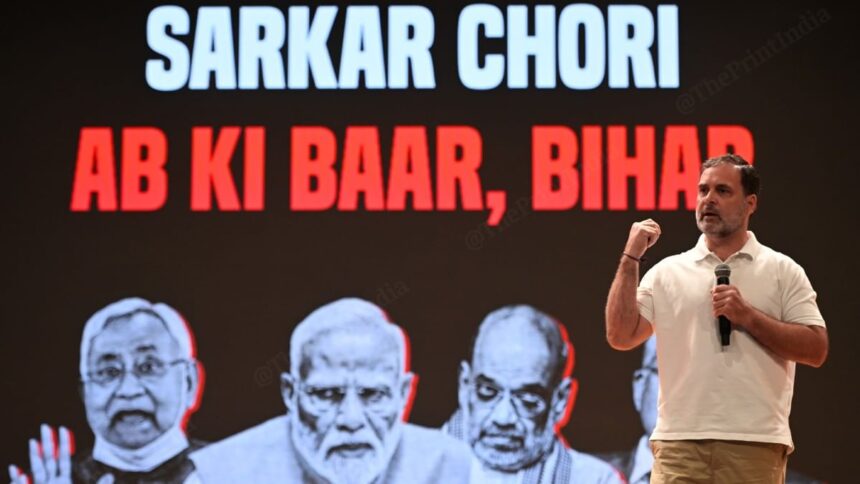 Rahul's latest 'vote choli' salvo focused on BJP's 2024 Haryana victory. The Brazilian model is at the center of it all.