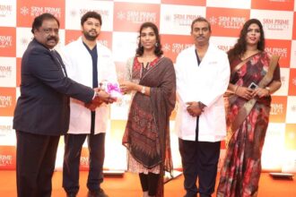 SRM Prime Hospital performs rare endoscopic closure using bovine pericardial patch