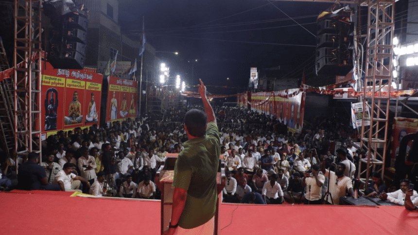 Mr. Vijay's bid to woo youth votes prompts Mr. Seeman's counterstrategy in contest for non-Dravidian crown