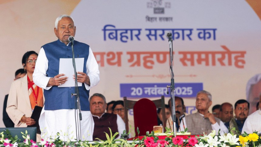 Nitish will be sworn in as Bihar's CM for the 10th time, leading the government with old hands and new faces.