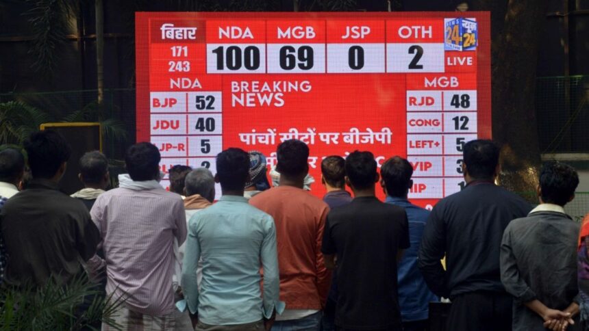Bihar election results live: The high-stakes battle is in its final stages, counting of votes begins at 8 am