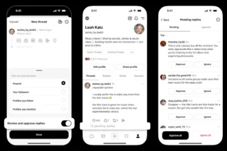 Add reply approval and activity feed filters to threads