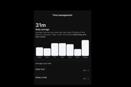Threads adds time management options to help you manage usage time