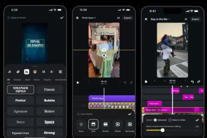Added editing features, including "Stranger Things" font