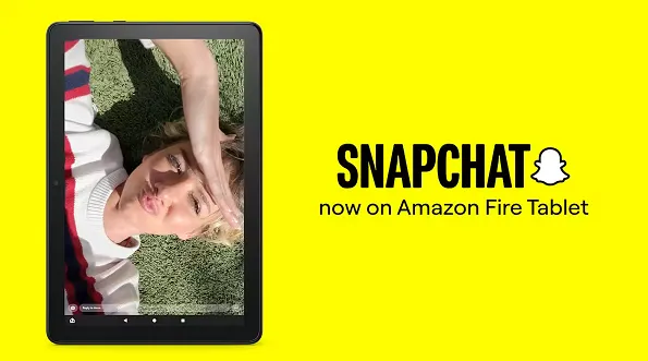 Snapchat releases new Amazon Fire tablet app