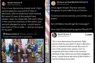 Tharoor praised Trump Mamdani and said this is how democracy should be. BJP approves pursuit of Rahul