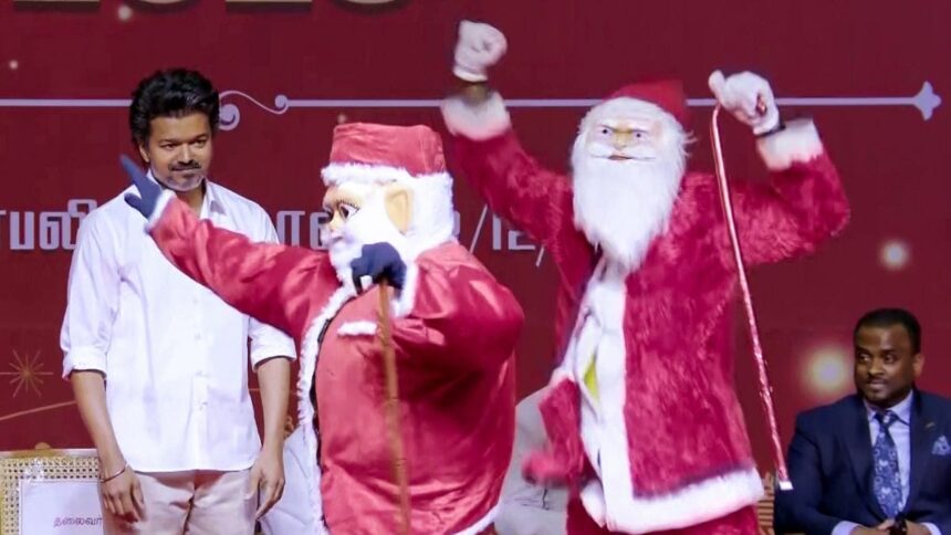 At Christmas event, Vijay's TVK appealed to Christian voters that faith and secularism can coexist