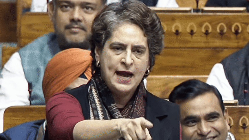 Keeping World Bank poll in mind, Bharatiya Janata Party committed the 'crime' of making Vande Mataram a subject of conflict - Priyanka