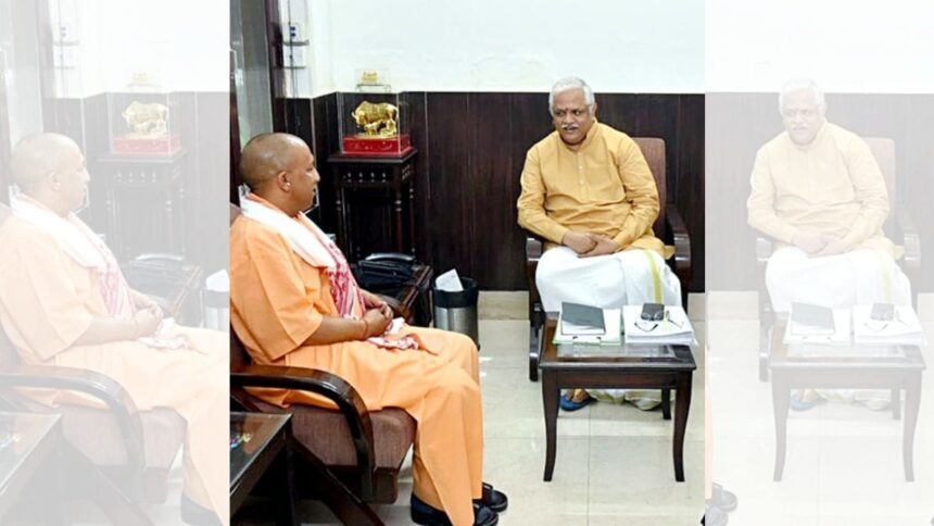 UP's BJP-RSS game plan will take shape after the marathon meeting in Lucknow. The yogi is at the center of it all.