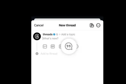 Threads make it easy to share posts you've liked and saved