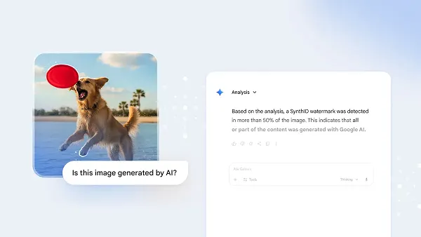 Google adds AI content detection tool to Gemini