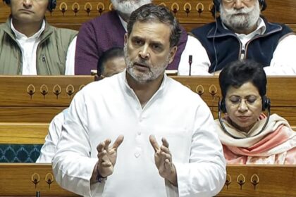 Leader of the Opposition (LoP) Rahul Gandhi accused the RSS and the BJP of trying to attack the right to vote (ANI screenshot)