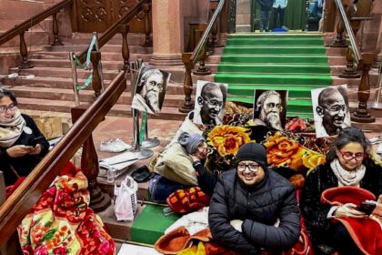 G RAM G Bill, TMC Parliament protest against G RAM G Bill, TMC MPs Parliament sleepover against G RAM G Bill, TMC Parliament sleepover against G RAM G Bill, TMC protest against G RAM G Bill, Indian express news, current affairs