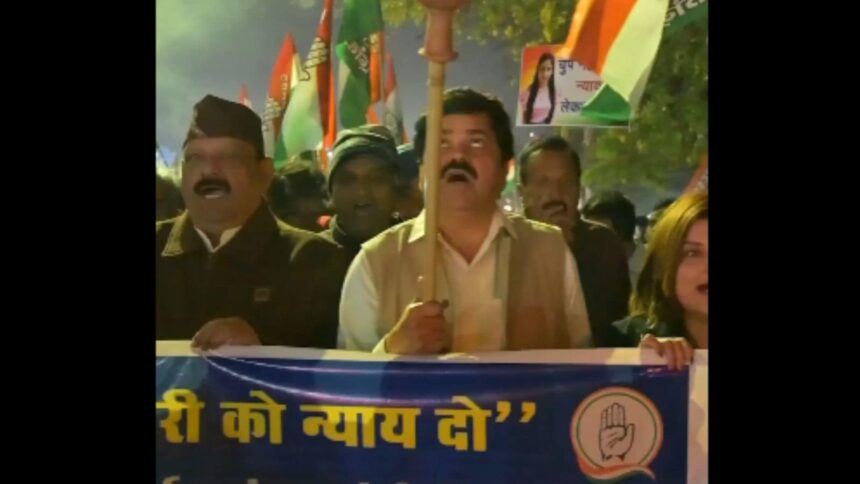 State Congress president Ganesh Godiyal launched a statewide “Nyay Yatra” for the cause of Ankita Bhandari (Photo/X @UKGaneshGodiyal)