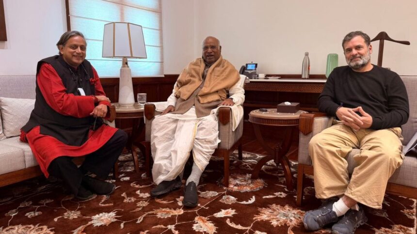Great pre-poll 'fix': What happened in Tharoor's meeting with Rahul and Kharge?