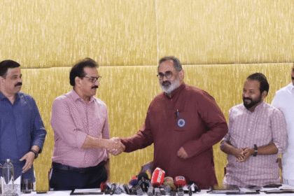 Twenty20 joins NDA ahead of Kerala polls. Kaitex MD founder says vision of 'Vikshit Kerala' drew him to Bharatiya Janata Party