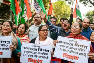 I-PAC ED raid TMC protest