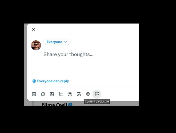 X Experiment with paid promotion tags in-stream