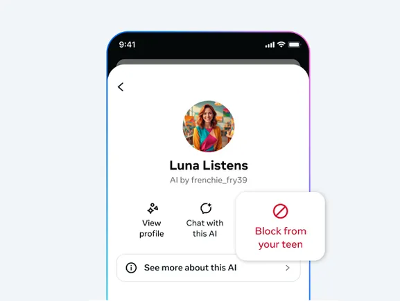 Meta bans teens from accessing AI bot characters