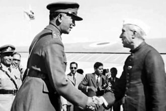 Kodandera Madappa Cariappa and Nehru