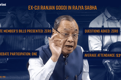 Former CJI Ranjan Gogoi, 6 years as Rajya Sabha MP - No questions, no bills, 1 debate.