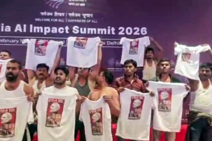 Police said Bharat Mandapam had left the AI ​​Summit ahead of the protest. Youth Parliament condemns 'police overreach'