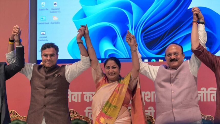 Ayushman Bharat and Atal Canteen - Bharatiya Janata Party in Delhi for a year as Rekha Gupta's public gaffe delays welfare rollout