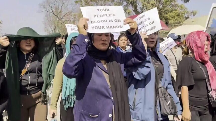 Manipur Kuki protests