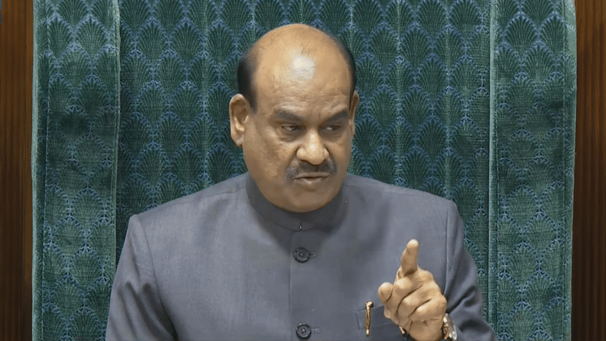 What message is the parliament sending as it considers the resolution to dismiss LS Speaker Om Birla?