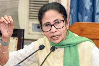 West Bengal Chief Minister Mamata Banerjee addresses a press conference, in Kolkata.