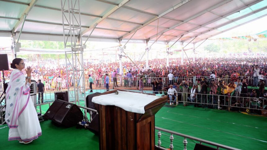 Mamata Banerjee says people won't be able to eat meat and eggs if Bharatiya Janata Party comes to power in West Bengal