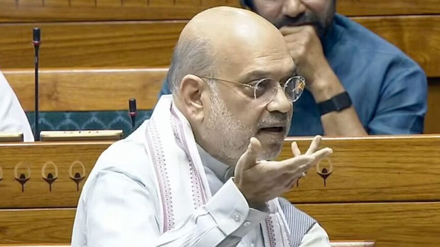 Amit Shah aims for Rahul's presence, hug and wink during motion to remove Speaker Om Birla from office