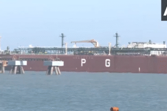 LPG tanker "Shivalik" arrives at Mundra port in Gujarat after passing through the Strait of Hormuz