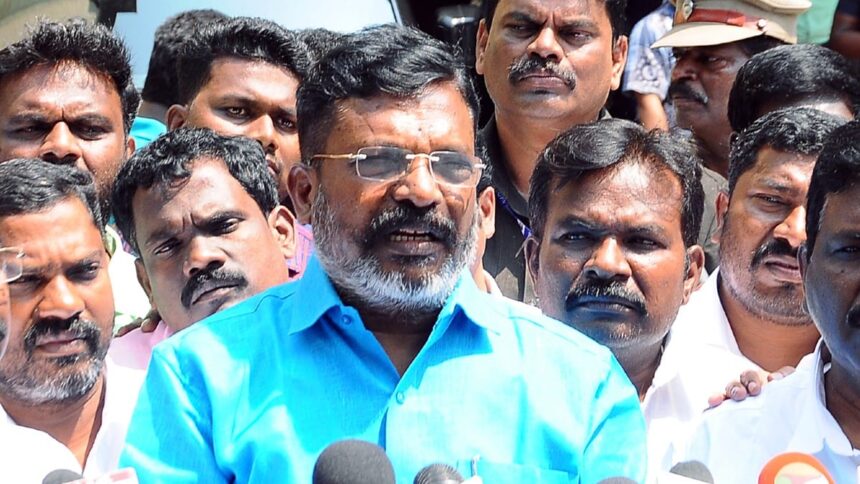 VCK goes it alone in Puducherry, slams Congress for delay in seat-sharing system