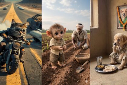 In the age of doomscrolling, oddly addictive AI-generated animal micro-dramas are making social media users pause