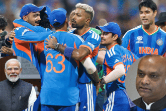 ``India can win the T20 World Cup final if PM Modi stays away from the stadium,'' says Priyank Kharge.