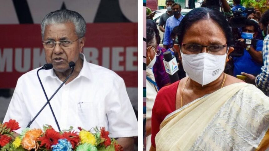 CPI(M), CPI name Kerala candidate. Vijayan protects Dharmadam and Shailaja moves to Peravur.