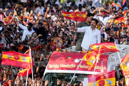 'Tamil Nadu set for whistle revolution': Vijay guns for Stalin as he kicks off campaign in DMK bastion