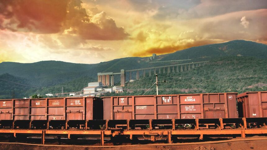NMDC Log records iron ore production of 5,315 tons and sales of 50.23 tons in FY2016.