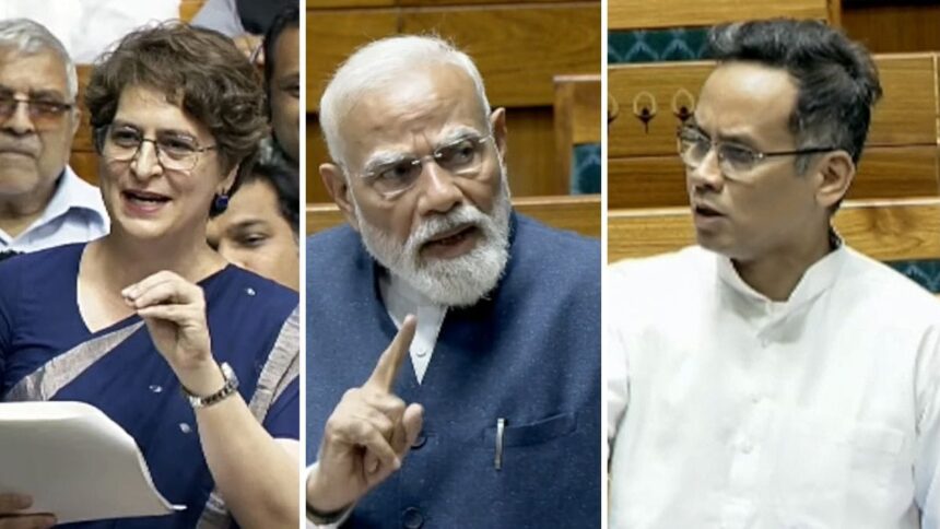 Congress doesn't accept Modi's boundary 'guarantee' and slams Bharatiya Janata Party while emphasizing pro-women quota stance
