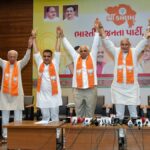 Bharatiya Janata Party wins overwhelmingly in local body polls in Gujarat, Congress improves tally. AAP failed to achieve repeat in 2021