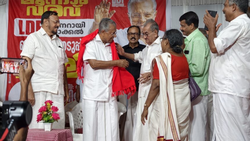 ‘Third coming’: On last stretch of campaign at his record-breaking seat, Kerala CM sees rousing welcomes, flash mobs