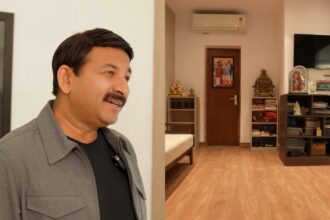 Manoj Tiwari Delhi house