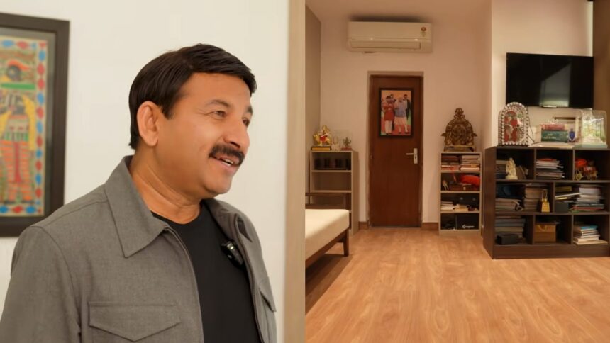Manoj Tiwari Delhi house