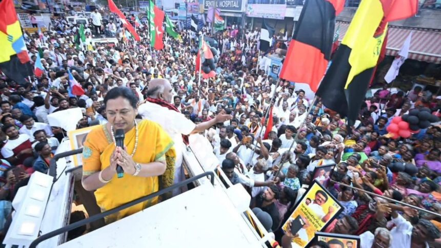 DMDK chief Premalatha Vijayakanth